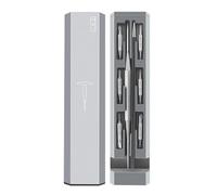 Paquet de vis - Pack d'outils portable en aluminium, outils de réparation pour la collection de mini bits, équipement de service gadget | Ensemble d'outils en aluminium pour téléphone