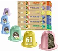 Paquet dégustation 60 capsules de thé | La Natura Lifestyle Organic 126g| Compatible avec Nespresso®*³