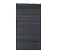 Paquet en Tissu de Rangement Suspendu Multi-grilles pour Penderie | Double Face, pour Sous-vêtements et Chaussettes, Gris, Usage Chambre et Salon