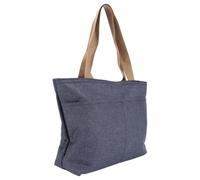 Paquet Fourre-Tout à Cosmétiques Bleu en Tissu Oxford Grosse Capacité | Fermeture Zippée, Format Pratique pour Voyages et Plage, pour Étudiants et Navetteurs, Bleu