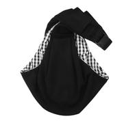 Paquet Grand Format Chats Petits Chiens à Bandoulière et Coton Noir | Ouvertures Réglables, Deux Paires de Boutons, Usage Extérieur et Voyage