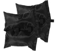 Paquet Lestés 2pcs en Urée, Noirs, Robustes et Portables pour Extérieur