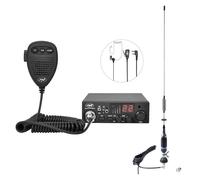 Paquet PNI Radio CB Escort HP 8001L ASQ + Antenne CB S75 avec câble et Montage Fixe