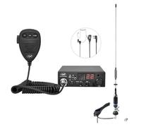 Paquet PNI Radio CB Escort HP 8001L ASQ + Antenne CB S75 avec câble et Montage Fixe