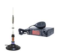 Paquet Radio CB PNI Escort HP 9001 Pro ASQ réglable, AM-FM, 12V, 4W + Antenne CB ML70 26-30MHz, 200W, 70cm, Aimant 145 mm