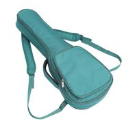 Paquet Rembourré Verte pour Ukulélé Portable en Toile Oxford | Doublure Intérieure, Grosse Capacité, Bandoulière Réglable, pour Ukulélé 26/27 Pouces