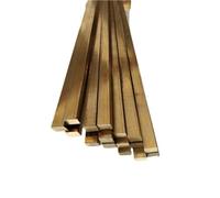 Paquet solide en laiton de Rod de la barre H59 carrée en laiton de la longueur 250MM de 2PCs (250mm 2pcs,4x4mm)