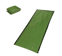 Paquet Vert Thermique de Survie Couchage D’Urgence de Voyage | Film Pe Aluminium, Pliable et Léger, pour Expéditions et Aventure Sauvage, Automne et Hiver