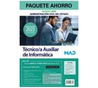Paquete Ahorro Técnico/a Auxiliar de Informática (acceso libre) Estado.