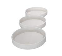 Paquete De 3 Moldes De Silicona Para Posavasos, Diy, Gran Tamaño, Diámetro De 3,94 Pulgadas/10cm, Para Fundición Con Resina, Cemento, Af89