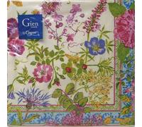 Paquets de 20 Serviettes en Papier Lunch 33x33 cm MILLEFLEURS