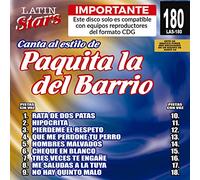 Paquita La Del Barrio - Karaoke: Paquita La Del Barrio-Latin Stars