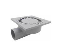 Par 200mm X 200mm Sortie 75mm Siphon de Sol Salle de Bains Salle Humide Douche Plastique Pvc1pcs-blanc Étiquette