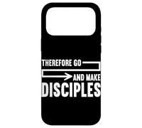 par conséquent, Allez Faire des Disciples la Foi chrétienne Jésus prière Coque pour iPhone 17 Pro Max