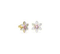 Guess Boucles d'oreilles JUBE04135 Lotus blanc Doré Femme