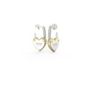 Guess Boucles d'oreilles All You Need Is Love - Acier doré - Femme