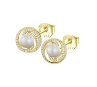 LOTUS SILVER Boucles d'Oreilles Femme Argent 925 ml - Perles