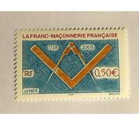 par des Livres Express. Année 2003 Timbre de France Neuf** de Collection Authentique. No 3581. Franc-maçonnerie