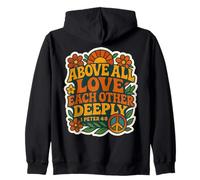 par-Dessus Tout, Aimez-Vous profondément, Dieu, Christian Bible Vintage Sweat à Capuche