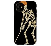 par for The Bone Golfeur Squelette Putting Golf Effrayant Coque pour iPhone 11