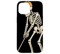 par for The Bone Golfeur Squelette Putting Golf Effrayant Coque pour iPhone 15
