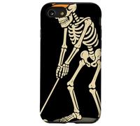 par for The Bone Golfeur Squelette Putting Golf Effrayant Coque pour iPhone SE (2020) / 7/8