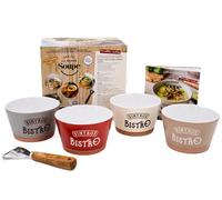 Par ici la bonne soupe 2025 4 bols - Collectif - I2c - Coffret - Jeux livres objets