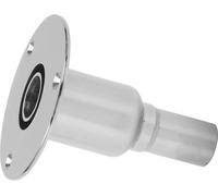 Par la peau d'échappement du fuselage 316 miroir en acier inoxydable poli 24 mm OD pour chauffage diesel marine -camion droit