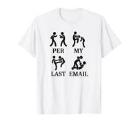 par Mes Derniers Mots de Combat par e-Mail T-Shirt Graphique avec Valeur