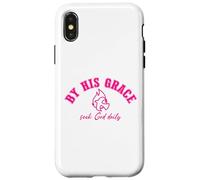 par Sa Grâce, Soyez forts et Courageux, États-Unis, n'ayez Pas Peur Coque pour iPhone X/XS