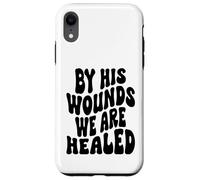 par Ses blessures, Nous Sommes guéris Happy Resurrection Sunday Jésus Coque pour iPhone XR