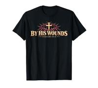 par Ses plaies inspirées de l'écriture chrétienne de Carême T-Shirt