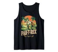 par-T-Rex Golf Party Dinosaure Golfeur Design rétro Débardeur