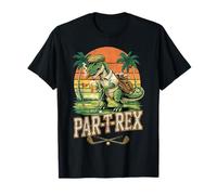 par-T-Rex Golf Party Dinosaure Golfeur Design rétro T-Shirt
