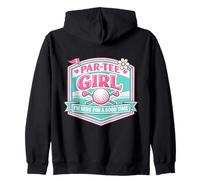 par Tee Girl Funny Golf Lover Golfeur Here Good Time Sweat à Capuche