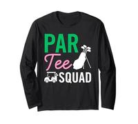 par Tee Squad Funny Birthday Party Golf Player Famille Femme Manche Longue
