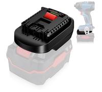 PAR20BOS Adaptateur de batterie pour batterie Parkside vers batterie Bosch GBA 18 V, convertisseur pour batterie Parkside 20 V XTeam sur outils électriques Bosch Professional 18 V Bleu (sans batterie)