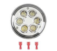 Par36 Lampe de travail LED ronde 30 W 11,4 cm Remplace 4410, 4411 faisceau scellé, LED de tracteur compatible avec Allis Chalmers Ford International John Deere Case Tracteur 12 V (faisceau haut-bas)