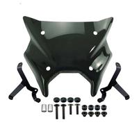 Para-Brise Pare-Brise Moto Tourisme Visière Double Bulle Déflecteur pour pour MT-09 2024 2025 pour MT09 SP(Black)