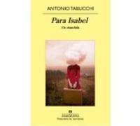 Para Isabel. Un Mandala - Tabucchi, Antonio Tabucchi, Antonio (Auteur)
