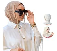 para life Snap Hijab Turbans pour femmes-Hijab pour femmes|Bandages de cheveux pour femmes|Hijab Undercap-Caps-Instant Hijab, caramel, taille unique