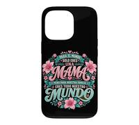 Para Nuestra Familia Eres Todo Mama Citation Graphic Mundo Coque pour iPhone 13 Pro
