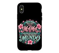 Para Nuestra Familia Eres Todo Mama Citation Graphic Mundo Coque pour iPhone X/XS