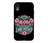 Para Nuestra Familia Eres Todo Mama Citation Graphic Mundo Coque pour iPhone XR