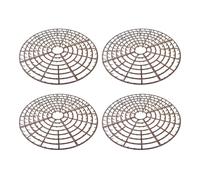 Para Plantas Contra Animales,4 pièces Protector Transpirable de 28x2.5 cm | Transpirables para Tierra de Macetas de Interior,para Exterior Hogar Apartamento Dormitorio Jardín Patio