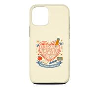 Para Professional Big Heart Little Minds Support pour étudiant Coque pour iPhone 12/12 Pro