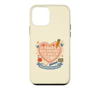 Para Professional Big Heart Little Minds Support pour étudiant Coque pour iPhone 12 Mini