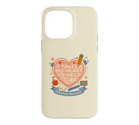 Para Professional Big Heart Little Minds Support pour étudiant Coque pour iPhone 14 Pro Max
