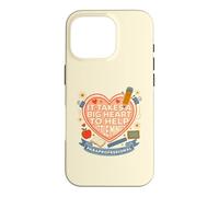 Para Professional Big Heart Little Minds Support pour étudiant Coque pour iPhone 16 Pro