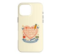 Para Professional Big Heart Little Minds Support pour étudiant Coque pour iPhone 16 Pro Max